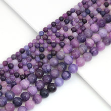 Load image into Gallery viewer, Genuine Sugilite Round Smooth Beads, Sku#U1894