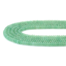 Load image into Gallery viewer, Green Aventurine Smooth Rondelle Beads, Sku#U1783