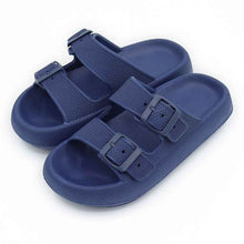 Load image into Gallery viewer, Women's Platform Buckle Sandals - Soft EVA Sole Summer Slippers