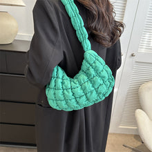 Load image into Gallery viewer, Women's Nylon Crossbody Bag – Dumpling Shape, Multiple Pockets &amp; Adjustable Strap