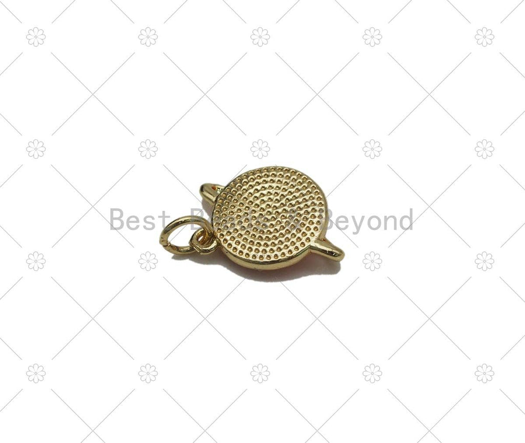 Colorful Enamel Five Star On Earth Shape Pendant,18K Gold Filled Earth Star Charm, Necklace Bracelet Charm Pendant, Sku#JD25