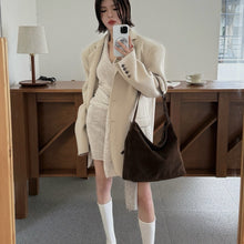 Load image into Gallery viewer, Matte Suede Bucket Bag