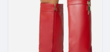 Load image into Gallery viewer, Women's High-Heel Pointed Toe Side Zipper Boots | Wedge Heel Ankle Boots