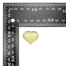 Load image into Gallery viewer, Sparkly Gold Puffy Heart Shape Charm Pendant, Sku#LD644