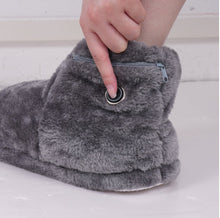 Load image into Gallery viewer, Electric Heated Warming Slippers &amp; Booties – USB Foot Warmer Shoes for Men &amp; Women