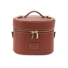 Load image into Gallery viewer, Women's Light-Luxury Cosmetic Bag With Handle | PU Leather Makeup Organizer