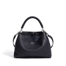 Load image into Gallery viewer, Premium Genuine Leather Crossbody Bag - Motorcycle Style Large Capacity Shoulder Bag for Women
