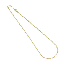 Load image into Gallery viewer, Gold Heart Link Chain Necklace, Sku#LD585