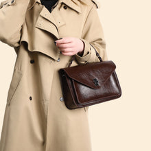Load image into Gallery viewer, Oil-waxed Leather Vintage New Style Minimalist Fashionable Elegant Womens