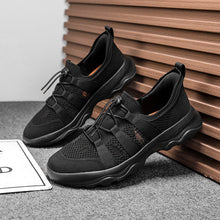 Load image into Gallery viewer, Men's Mesh Breathable Sneakers – Lightweight Color-Block Low-Top Athletic Shoes