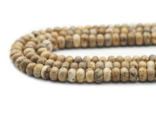 Load image into Gallery viewer, Genuine Picture Japser Rondelle Smooth Beads, Sku#U1417