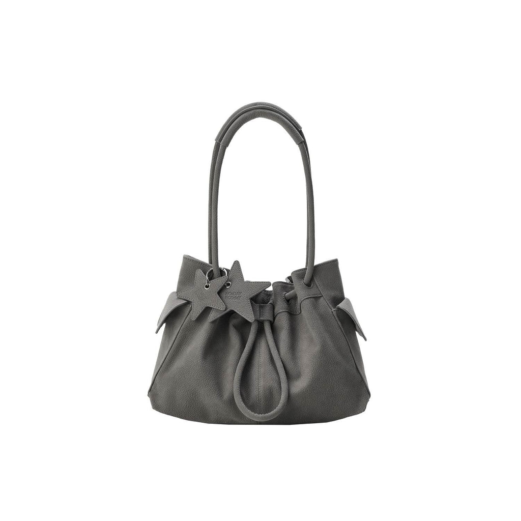 Cloud-Shaped Large Capacity Tote Bag for Women - PU Leather Shoulder Bag with Compartments