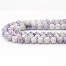 Load image into Gallery viewer, Genuine South Africa Light Purple Turquoise, 6mm/8mm/10mm Round Smooth Beads, Sku#U1609
