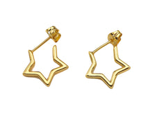 Load image into Gallery viewer, Five Point Star Earrings, LD62