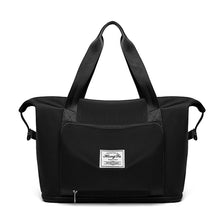 Load image into Gallery viewer, Foldable Travel Gym Bag for Women – Large Capacity Waterproof Duffel Bag with Wet Pocket &amp; Luggage Strap