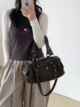 Load image into Gallery viewer, Leopard Print Plush Handbag - Retro Trendy Crossbody Bag for Women