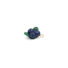 Load image into Gallery viewer, Cute Enamel  Blueberry Charm Pendant, fruit charm, Sku#LK1244