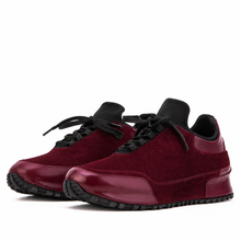 Load image into Gallery viewer, The Hudson Burgundy Suede Men Sneaker