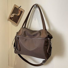 Load image into Gallery viewer, Women's Large Capacity Crossbody Bag – Nylon Bucket Bag for Travel &amp; Everyday Use