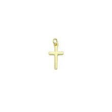 Load image into Gallery viewer, Plain Gold Cross Shape Charm Pendant, Sku#LK1050