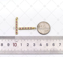 Load image into Gallery viewer, CZ Long Bar Pendant, Sku#LK539
