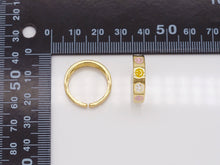 Load image into Gallery viewer, Enamel Smiley Face Adjustable Ring, Sku#B229