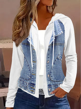 Load image into Gallery viewer, Womens Long-sleeve Hooded Jacket