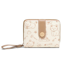 Load image into Gallery viewer, Japanese-Style Women's Clutch Wallet - Fresh Sweet PU Leather Compact Wallet