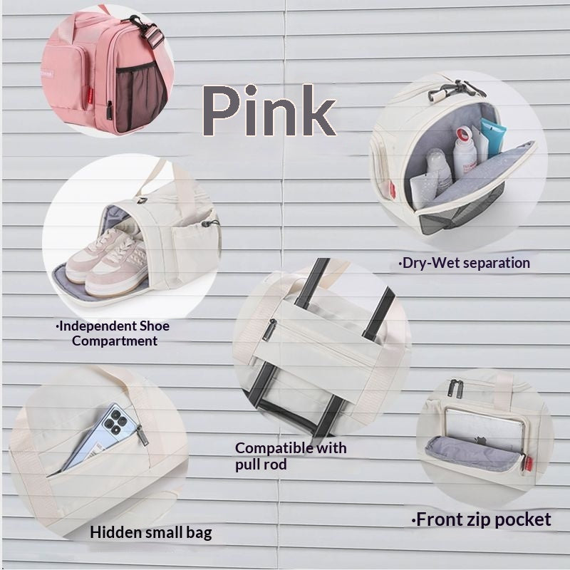 Compact Lightweight Travel Organizer Bag - 36-55L High Capacity Carry-On Luggage