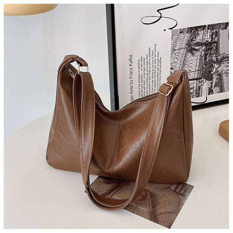 Retro Luxury Corduroy Commuter Bag for Women – Cyberpunk Style Shoulder Bag