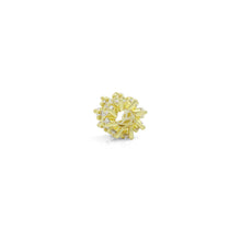 Load image into Gallery viewer, CZ Gold large hole Tube Spacer beads, Sku#LD691