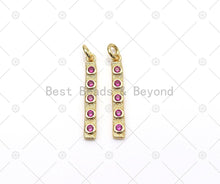 Load image into Gallery viewer, CZ Long Bar Pendant, Sku#LK539