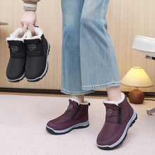 Load image into Gallery viewer, Women's Fleece-Lined Winter Boots - Warm Side-Zip Mid-Calf Boots with Non-Slip Sole