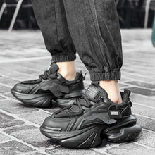 Load image into Gallery viewer, Men's Breathable Height-Enhancing Casual Sneakers - Thick Sole Lace-Up Shoes
