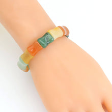 Load image into Gallery viewer, 12x15mm Bamboo Shape Stretchy Bracelet, Sku#U1981