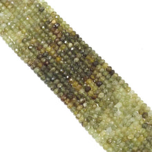 Load image into Gallery viewer, Genuine Green Garnet Rondelle Faceted Beads, 4x6mm, Sku#U1512