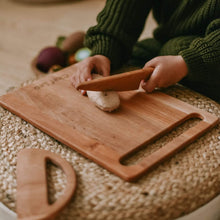 Load image into Gallery viewer, Safe Cutting Board and Knives