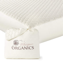 Load image into Gallery viewer, Organic Cotton Quilted Mattress Pad Protector
