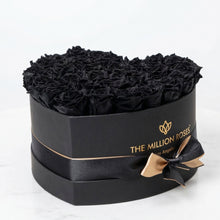 Load image into Gallery viewer, Heart Black Box | Black Roses