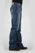 Load image into Gallery viewer, Tin Haul Regular Joe with Grey V Stitch (Dark Wash) - Men's Bootcut Jeans (Closeout)