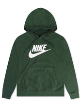Load image into Gallery viewer, Nike Mens Sportswear Graphic Pullover Hoodie- Fir/White