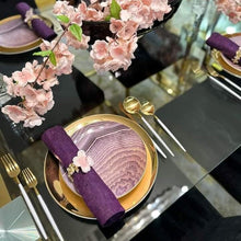 Load image into Gallery viewer, Amethyst Agate Plate-Set of 4