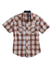 Load image into Gallery viewer, Tin Haul Diamond Dobby Short Sleeve (Orange) - Men's Western Shirt
