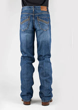 Load image into Gallery viewer, Tin Haul 420 Regular Joe Gold Stitching (Medium Wash) - Men's Bootcut Jeans