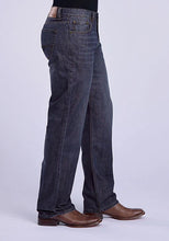 Load image into Gallery viewer, Tin Haul 420 Regular Joe Gold Stitching (Dark Wash) - Men's Bootcut Jeans