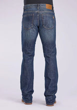 Load image into Gallery viewer, Tin Haul 1660 Jagger Fit Embroidered Pocket (Dark Wash) - Men's Bootcut Jeans