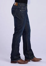 Load image into Gallery viewer, Tin Haul 1660 Jagger Fit Corded Deco (Dark Wash) - Men's Bootcut Jeans