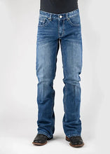 Load image into Gallery viewer, Tin Haul 1661 Jagger Stretch Fit (Medium Wash) - Men's Bootcut Jeans