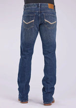 Load image into Gallery viewer, Tin Haul 1661 Jagger Stretch Fit V Pocket Deco (Medium Wash) - Men's Bootcut Jeans