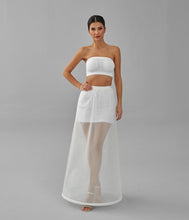 Load image into Gallery viewer, A-line Wedding Dress Underskirt, White Petticoat, One Hoop Skirt